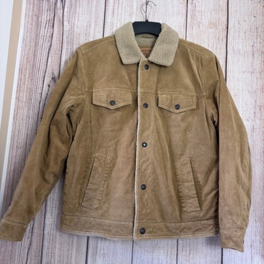 Vintage Aeropostale Men’s Leather Jacket size Medium